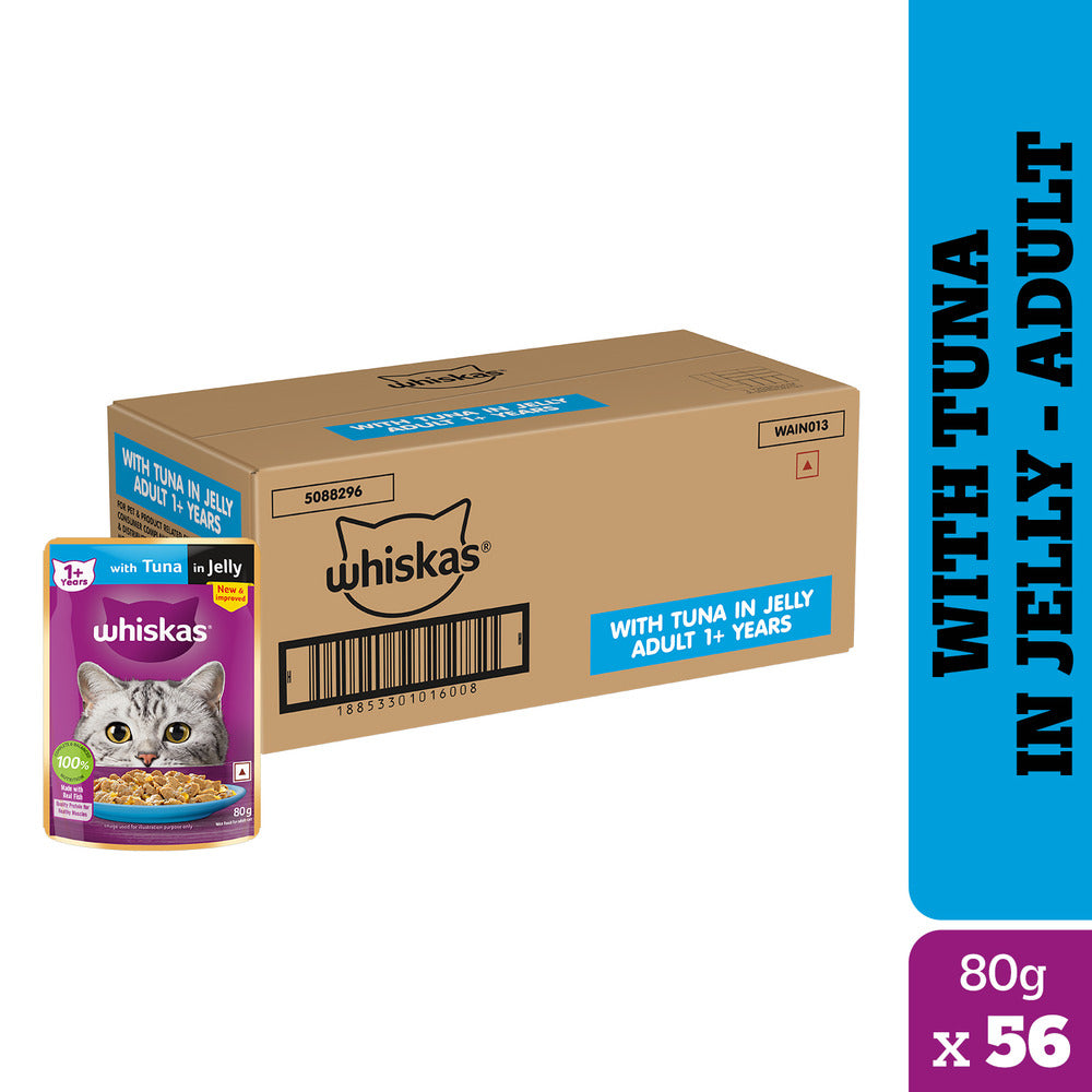 Whiskas Tuna in Jelly Meal Adult Cat Wet Food