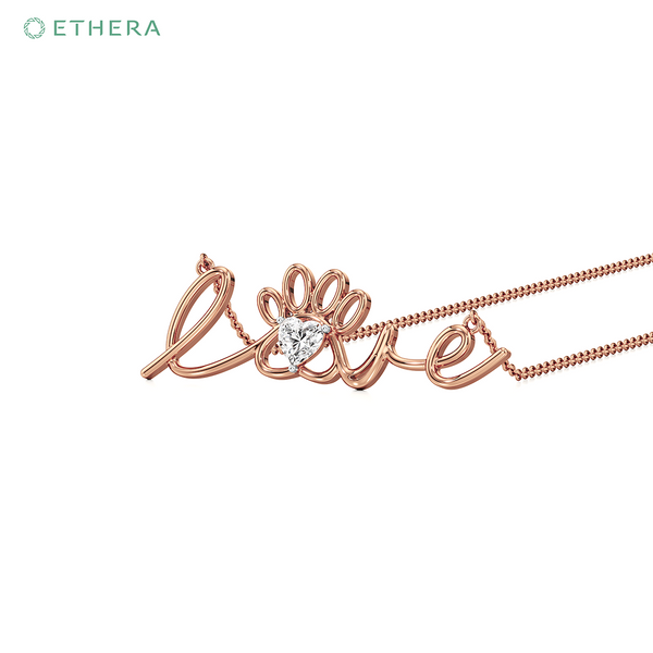 Ethera Bark & Bling Neckwear for Women (Rose Gold)