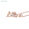 Ethera Bark & Bling Neckwear for Women (Rose Gold)