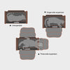 Truelove 3 Side Expandable Duffle Carrier for Dogs & Cats (Heather Gray) Both-Bedding, Mats & Travel Supplies Truelove
