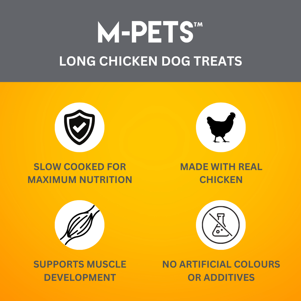 M PETS Long Chicken Treats for Dogs Dog Treats + Others M Pets