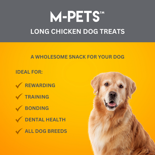 M PETS Long Chicken Treats for Dogs