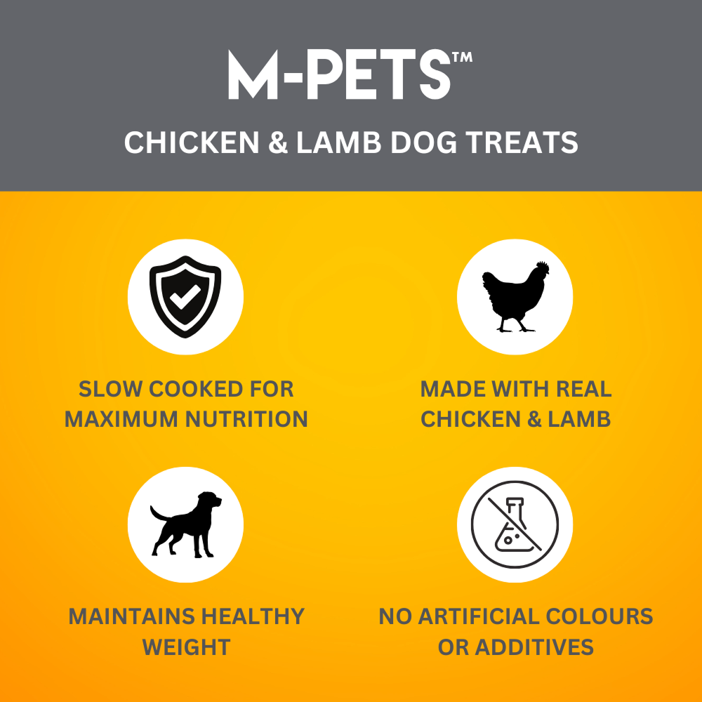 M PETS Chicken and Lamb Treats for Dogs Dog Treats + Others M Pets