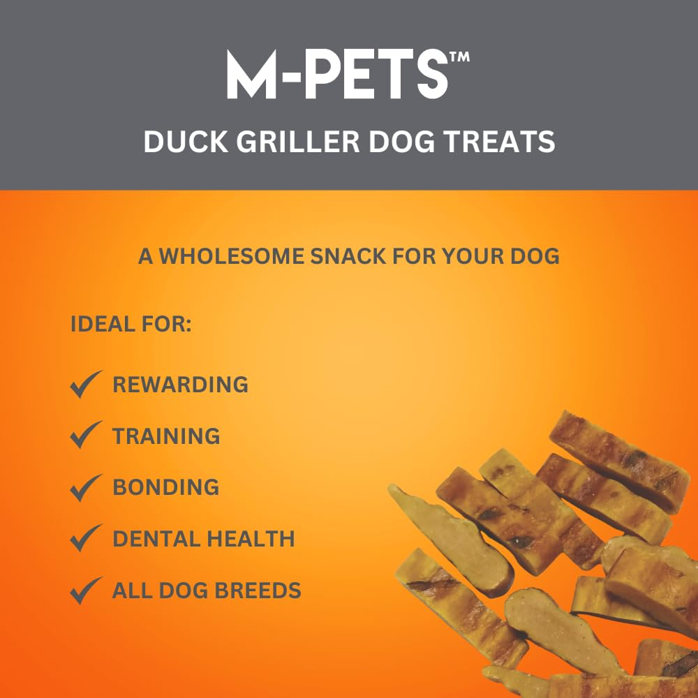 M PETS Duck Griller Treats for Dogs Dog Treats + Others M Pets