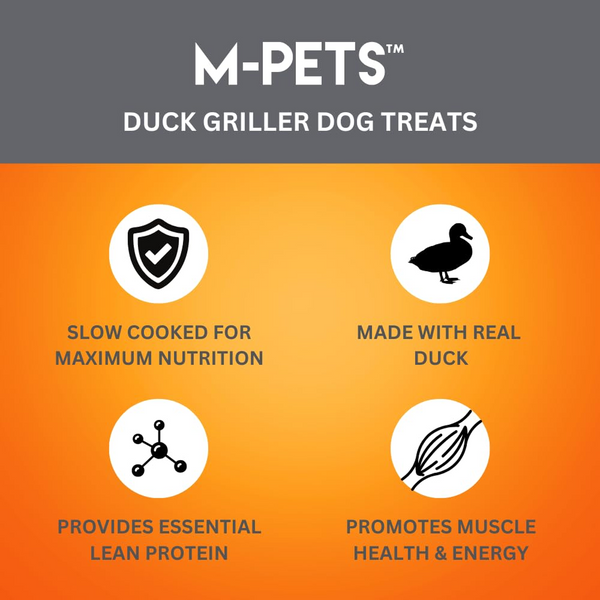 M PETS  Duck Griller Treats for Dogs