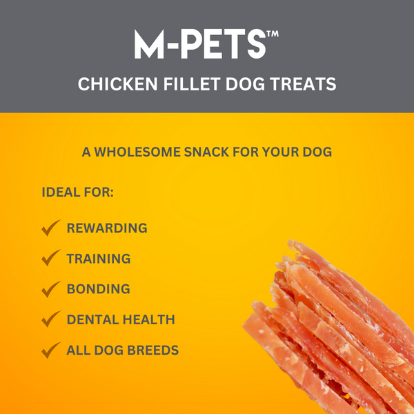 M PETS Chicken Fillets Treats for Dogs