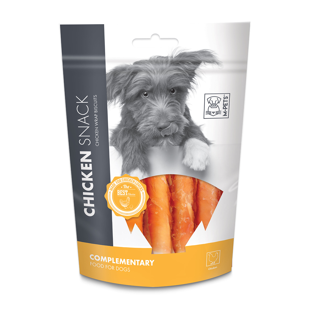 M PETS Chicken Wrap Biscuits Treats for Dogs Dog Treats + Others M Pets 80g