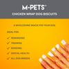 M PETS Chicken Wrap Biscuits Treats for Dogs Dog Treats + Others M Pets
