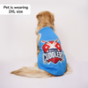Skatrs Dilli Cuddlers Cricket Jersey for Dogs and Cats (Blue) Both-Clothing & Accessories Skatrs