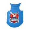 Skatrs Dilli Cuddlers Cricket Jersey for Dogs and Cats (Blue) Both-Clothing & Accessories Skatrs
