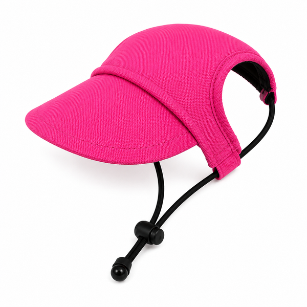 Pawgypets Cap and Bandana Set for Dogs and Cats (Hot Pink)