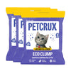 Petcrux Lavender & Lemon Scented Eco Clumping Cat Litter Cats-Litter Petcrux 3x5kg
