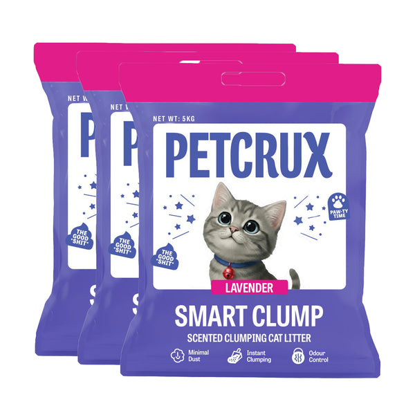Petcrux Lavender & Lemon Scented Smart Clumping Cat Litter