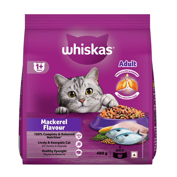 Whiskas Mackerel Flavour Dry Food for Mother and Baby Cat