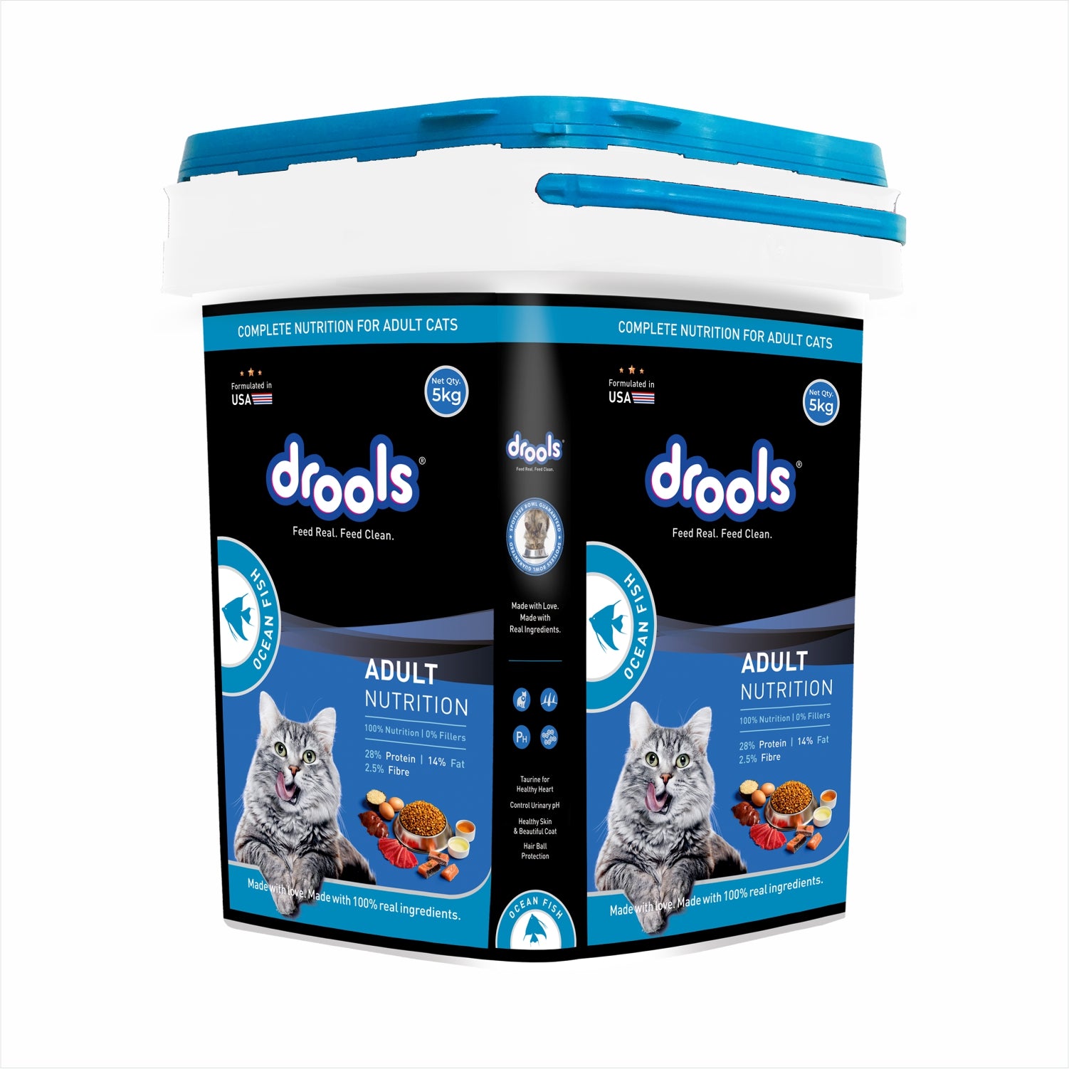 Drools Ocean Fish Adult Cat Dry Food Cats- Dry food Drools 5kg