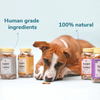 HUFT YIMT Banana and Peanut Butter Biscuits for Dogs Dog Treats + Others Heads Up for Tails