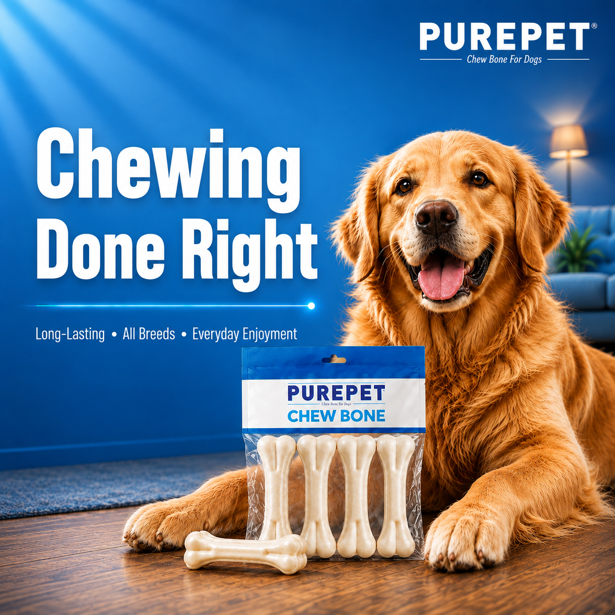 Purepet Chew Bone Dog Treats Dog Treats + Others Purepet