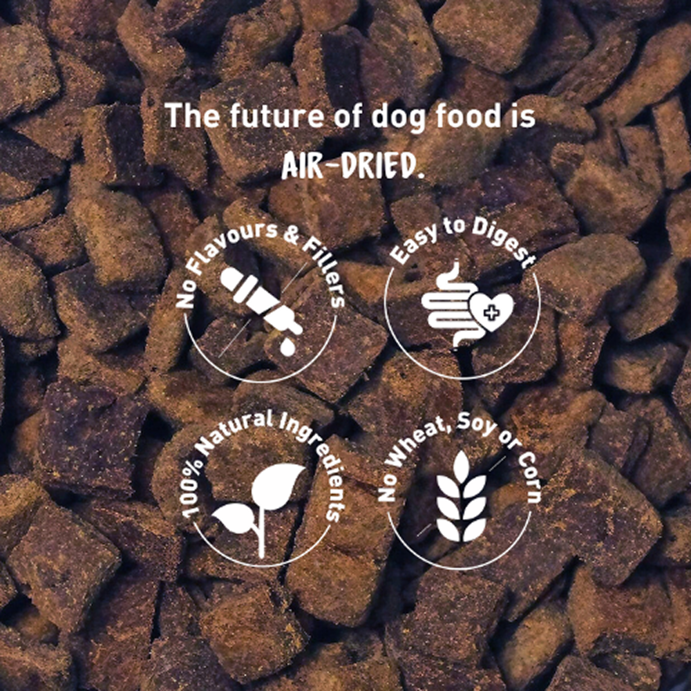 Homiee & Ginger Grain Free Air Dried Puppy & Adult Dog Dry Food Dogs- Dry Food Homiee & Ginger
