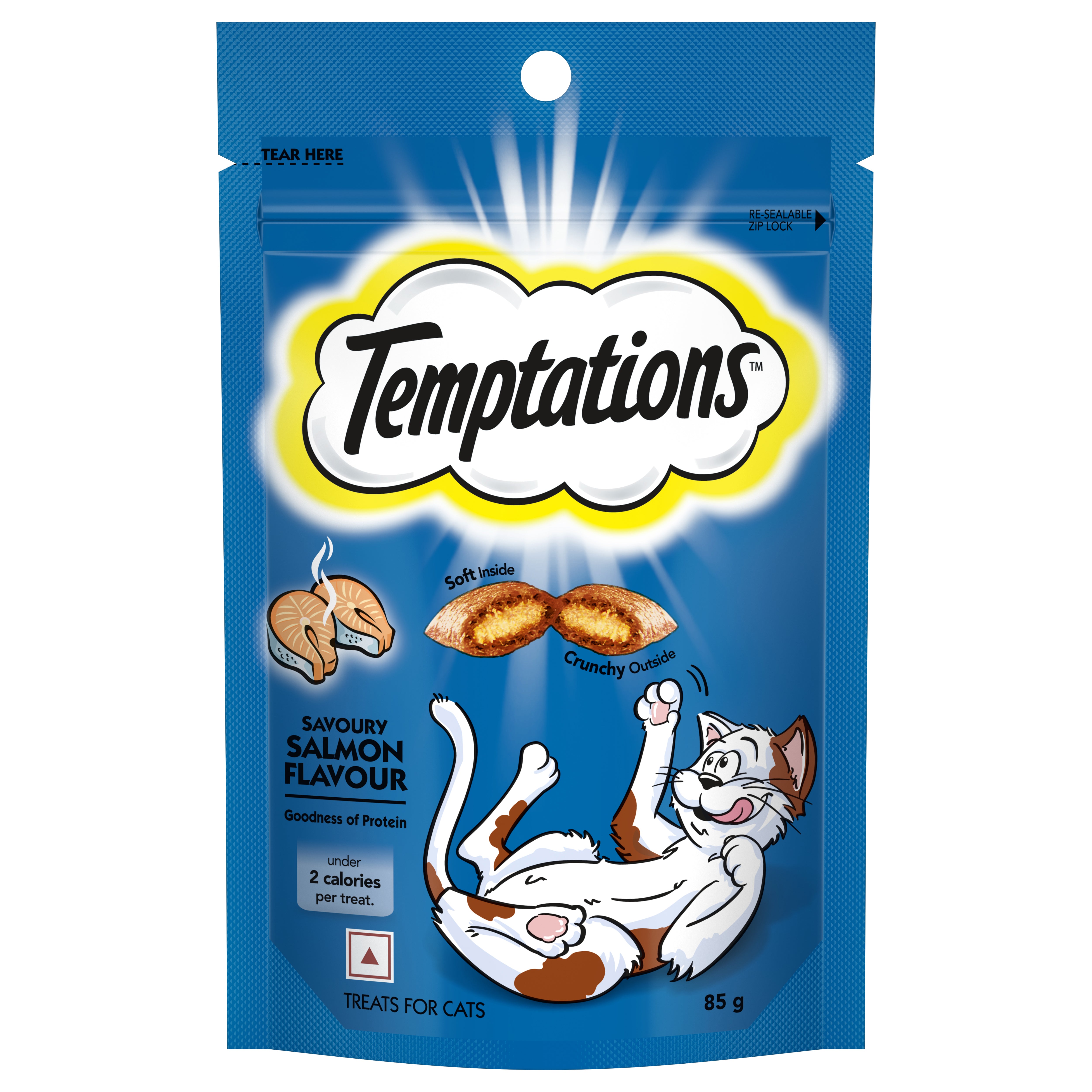Temptations Savoury Salmon Flavour Cat Treats