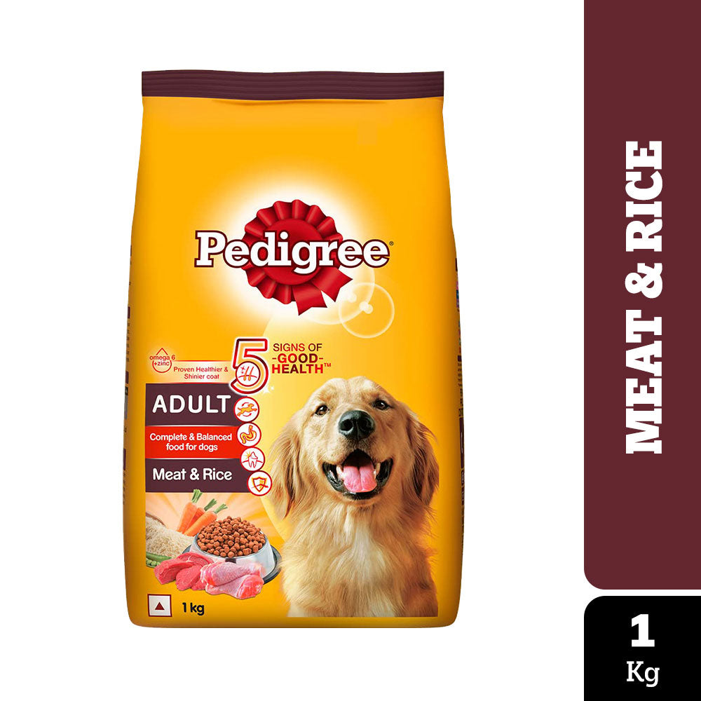 Pedigree Meat & Rice Adult Dog Dry Food