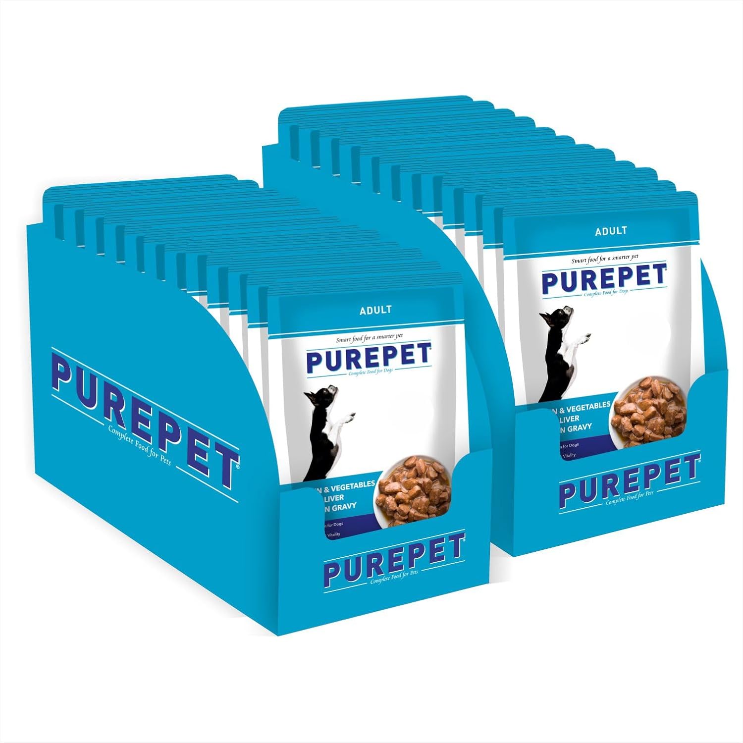 Purepet Chicken & Vegetable Chunks in Gravy Adult Dog Wet Food Dogs-Wet Food Purepet