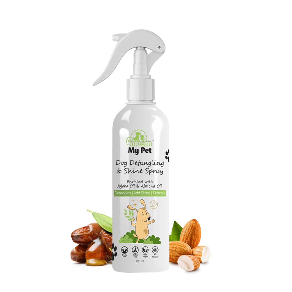 Groom My Pet Detangling and Shine Spray for Dogs Dogs-Grooming Supplies Groom My Pet Dropship 200mL