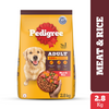 Pedigree Meat & Rice Adult Dog Dry Food Dogs- Dry Food Pedigree 2.8kg