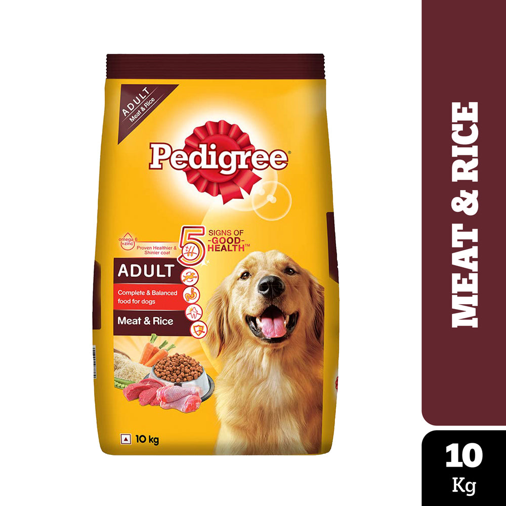 Pedigree Meat & Rice Adult Dog Dry Food