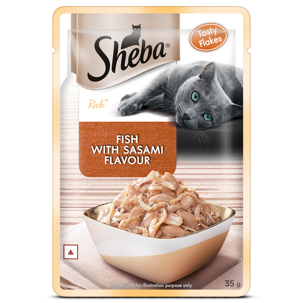 Sheba Fish with Sasami Premium Cat Wet Food