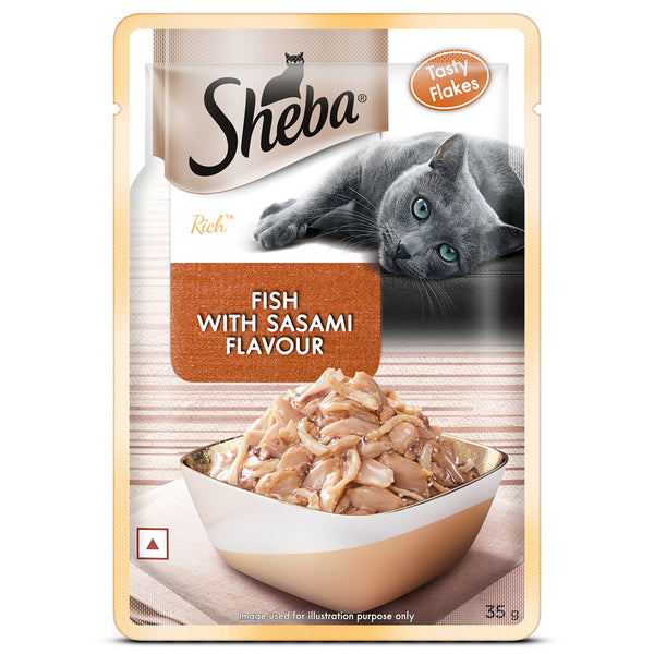 Sheba Fish with Sasami Premium Cat Wet Food
