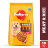 Pedigree Meat & Rice Adult Dog Dry Food Dogs- Dry Food Pedigree 10kg