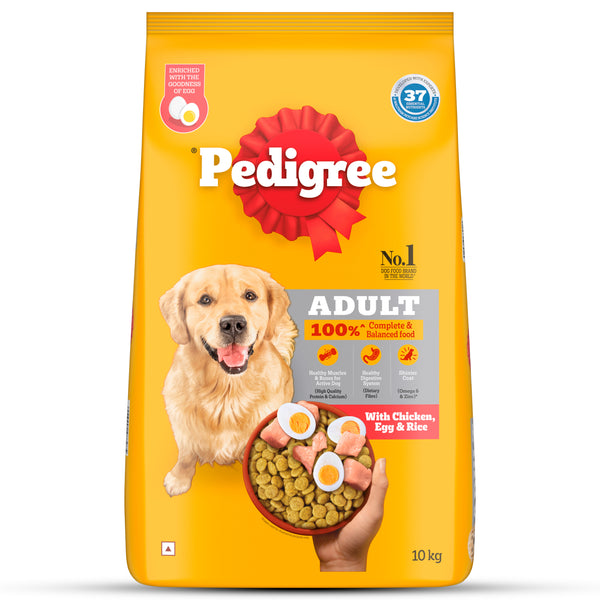 Pedigree Chicken, Egg and Rice Adult Dog Dry Food