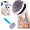 Zoivane Self Cleaning Slicker Comb for Dogs and Cats (Blue) Dogs-Grooming Supplies Zoivane