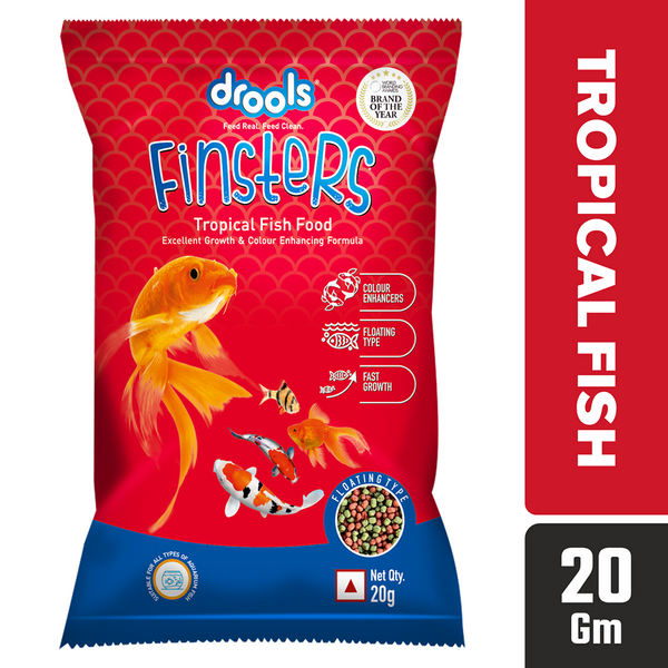 Drools Finsters Tropical 1mm Small Fish Food