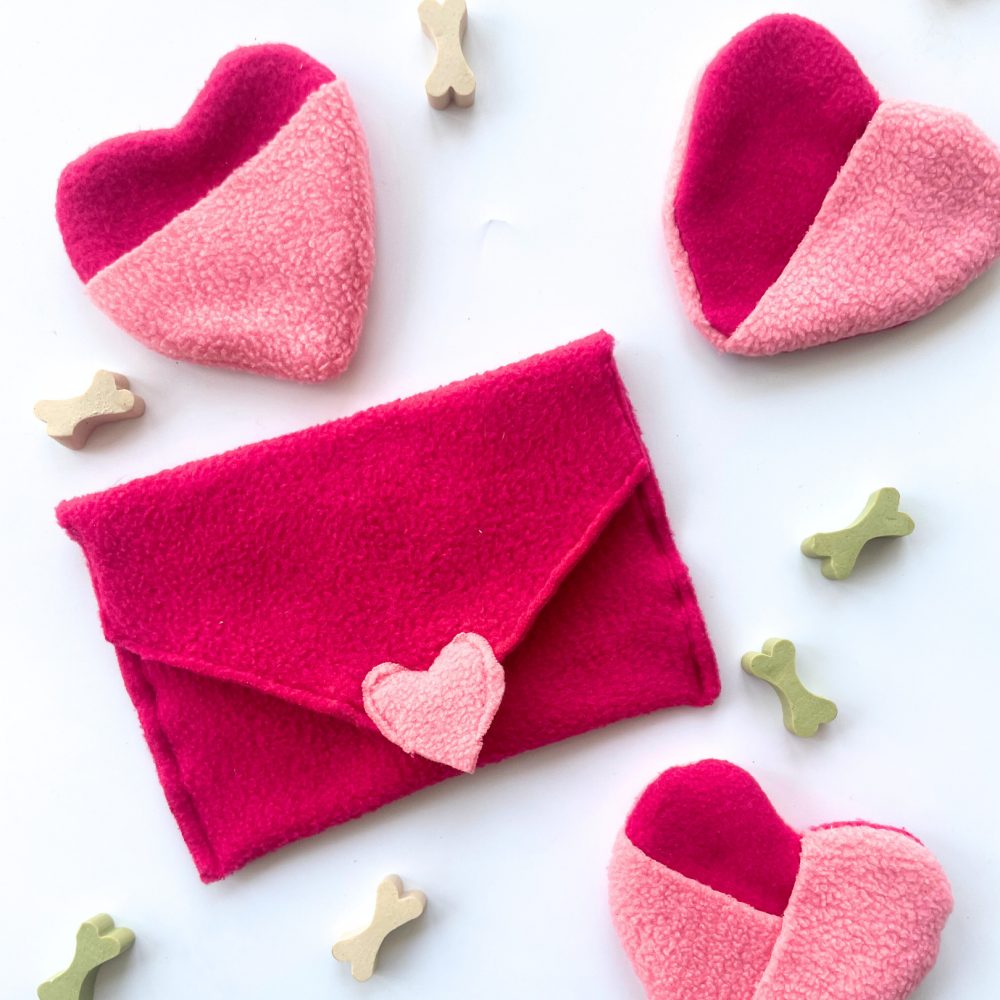 For The Love Of Dog Love Letter Toy for Dogs (Pink) Dogs-Toys For The Love Of Dog Dropship 17x11cm