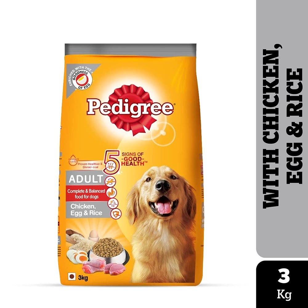 Pedigree Chicken, Egg and Rice Adult Dog Dry Food