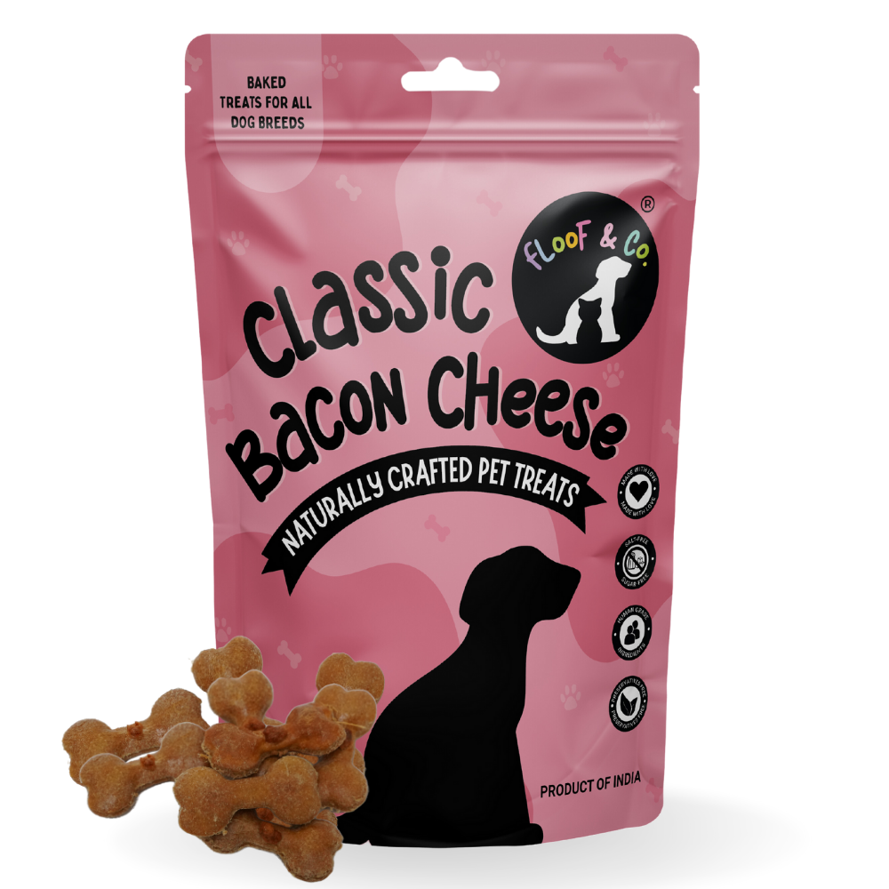Floof & Co Classic Bacon Cheese Dog Treats (Buy 1 Get 1) Dog Treats + Others Floof & Co