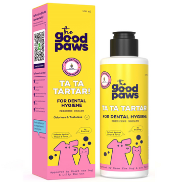 The Good Paws Ta Ta Tartar Dental Care for Dogs and Cats | Oral Care Water Additive