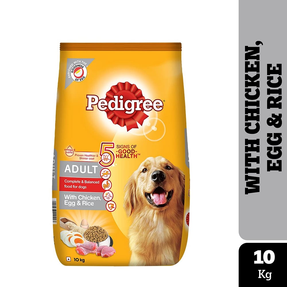 Pedigree Chicken, Egg and Rice Adult Dog Dry Food