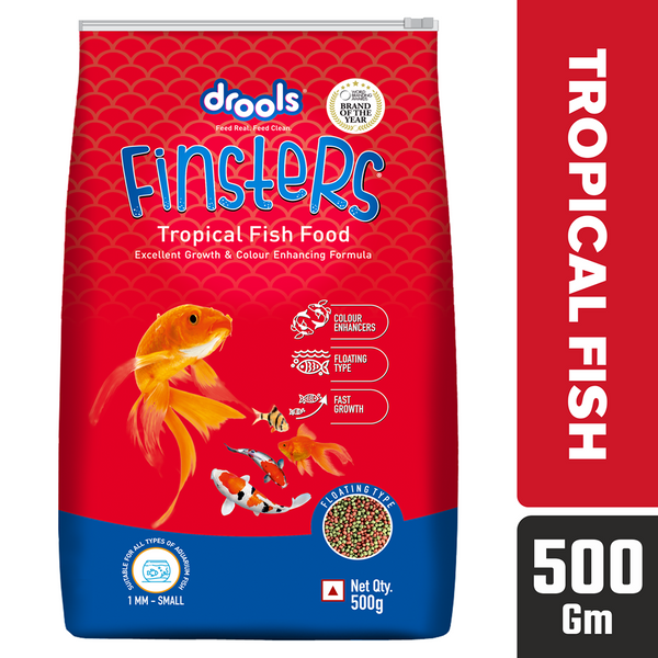 Drools Finsters Tropical 1mm Small Fish Food