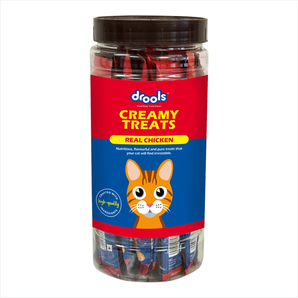 Drools Real Chicken Creamy Cat Treats Cats-Treats & Others Drools 375g(25pcs)