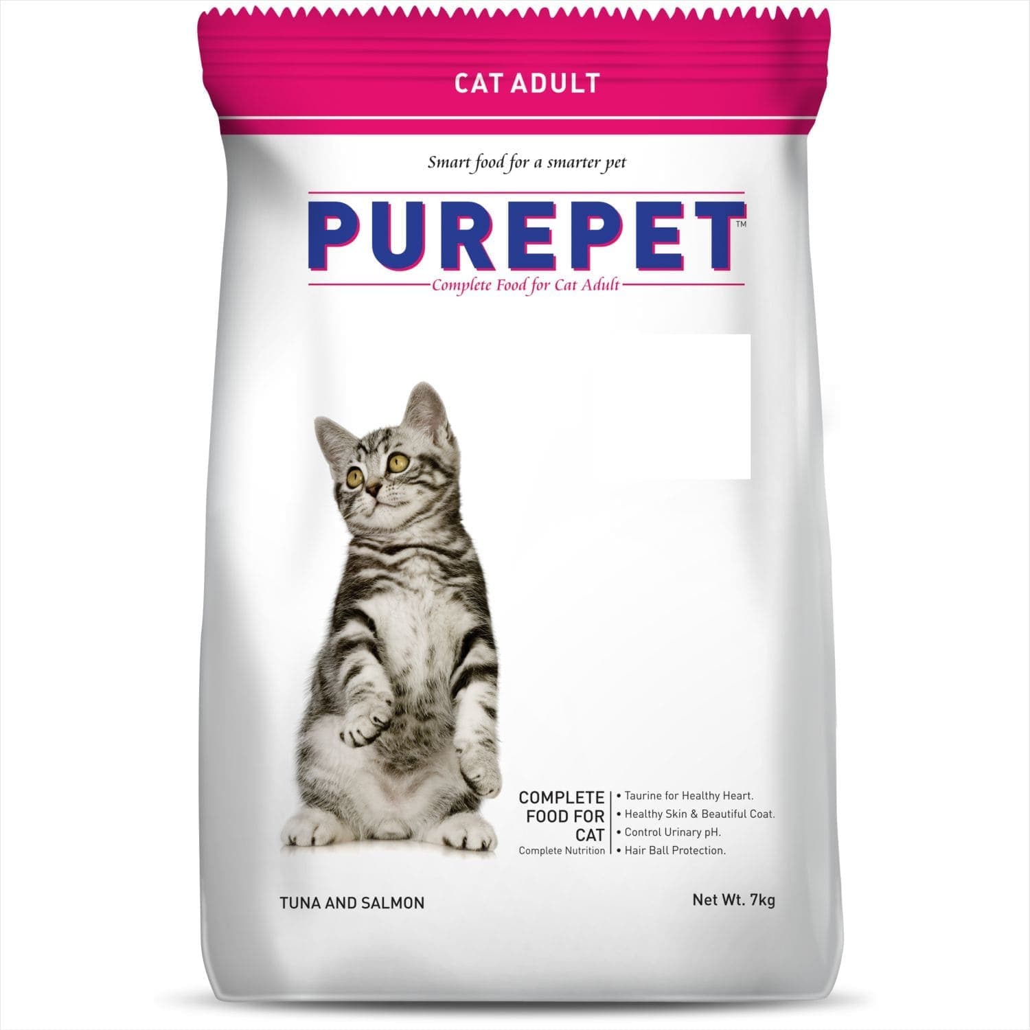 Purepet Tuna and Salmon Adult Cat Dry Food Cats- Dry food Purepet 7kg