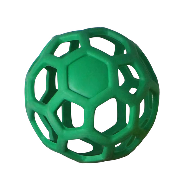 Talking Dog Pop Hollow Elastic Interactive Busy Ball Toy for Dogs (Green)