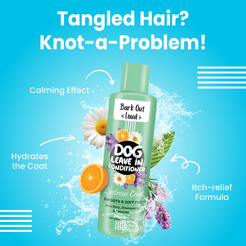 Bark Out Loud Lustrous Coat Leave in Conditioner for Dogs Both-Grooming Supplies Bark Out Loud