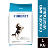 Purepet Chicken & Vegetable Puppy Dog Dry Food Dogs- Dry Food Purepet 1kg