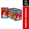 Drools Real Chicken & Chicken Liver Chunks in Gravy Puppy Dog Wet Food (60g) Dogs-Wet Food Drools 10+2x60g