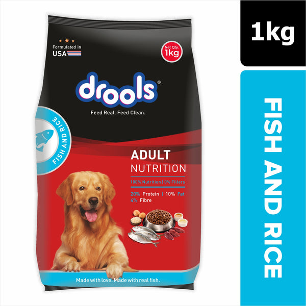 Drools Fish and Rice Adult Dog Dry Food