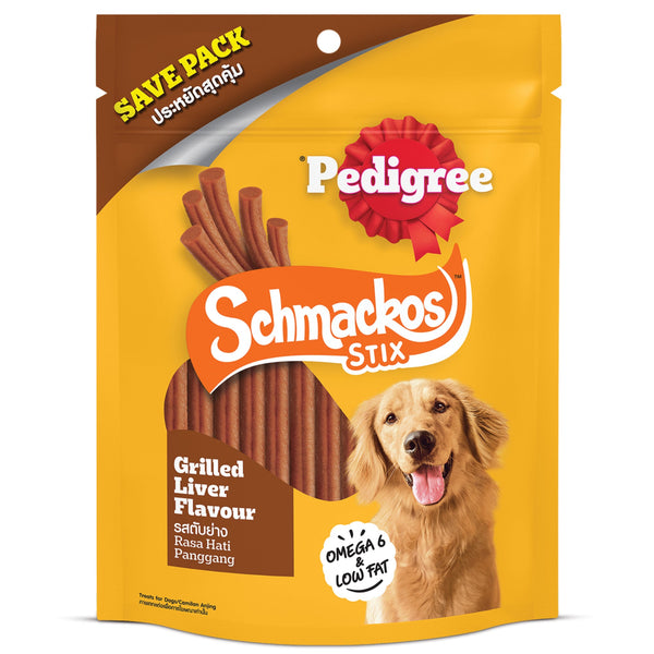 Pedigree Schmackos Stix Grilled Liver Flavour Adult Dog Treat