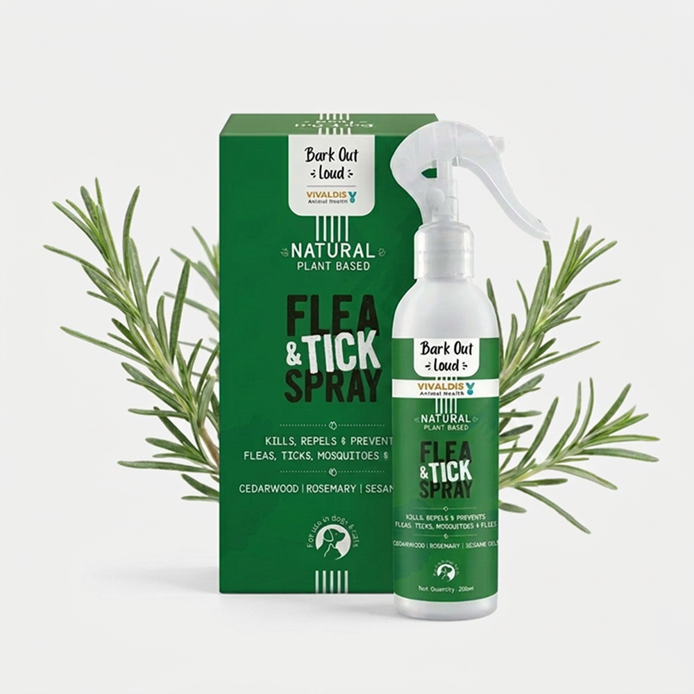 Bark Out Loud Natural Flea & Tick Spray for Dogs and Cats Both-Health & Wellness Bark Out Loud 200mL