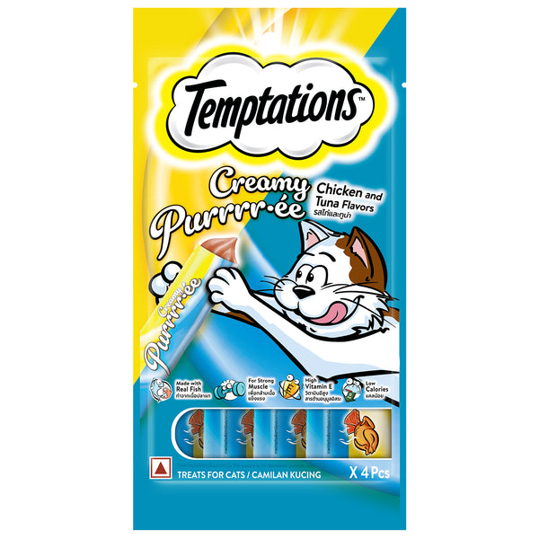 Sheba Tuna and Prawn Melty, Chicken and Tuna Creamy and Salmon and Cheese Creamy Combo Cat